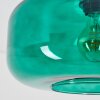 Boza Deckenlampe mit bauchigem dunkelgrünem Glasschirm ø 28 cm, E27