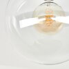 Moderne Kugelleuchte Gastor mit klarem Glasschirm ø 25 cm und runder Deckenhalterung, E27