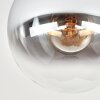 Gastor Deckenleuchte Kugel aus Rauchglas ø 25 cm, Retro Deckenlampe E27