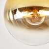 Vintage-Kugelleuchte Gastor mit goldfarbenem Glasschirm mit Farbverlauf, ø 25 cm, E27