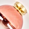 Gastor Deckenlampe mit klar-kupferfarbener Glaskugel, ø 25 cm, Retro-Vintage