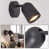 Lemak LED Wandleuchte GU10 aus Metall, dreh- und schwenkbarer Wandspot als Leselampe