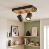 Velani schwenkbarer LED Deckenspot aus Holz und Metall, 2-flammig, GU10