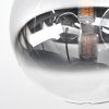 Chehalis Rauchglas-Deckenleuchte mit Glaskugeln Ø 12/15 cm, 4-flammig, G9
