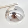 Gastor Kugel-Deckenleuchte mit mehrfarbigem Glasschirm Ø 15 cm, 4-flammig, E14