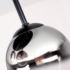 Chehalis Deckenlampe mit Glaskugeln, Ø 38 cm, 4-flammig, bunte Glasschirme