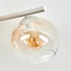 Koyoto 4-flammige Deckenleuchte mit bernstein-klaren Glaskugeln ø 15 cm