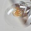 Moderne Cluster-Deckenleuchte Gastor mit sieben Kugelschirmen, ø 15 cm