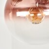 Gastor Deckenleuchte mit Glaskugeln, 5-flammig, mehrfarbige Glasschirme ø 15 cm