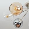 Koyoto Kugel-Deckenleuchte 7-flammig, mehrfarbige Glasschirme Ø 15 cm