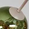 Koyoto Deckenleuchte mit Glaskugeln, 7-flammig, bunte Glasschirme, Ø 82 cm