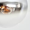 Gastor Deckenleuchte mit mehrfarbigen Glaskugeln, 5-flammig, E14, modern