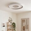 Orvix flache LED Deckenleuchte rund dimmbar mit Fernbedienung, Ø 59 cm