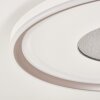 Orvix flache LED Deckenleuchte rund dimmbar mit Fernbedienung, Ø 59 cm
