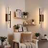 Kiron moderne LED Wandleuchte innen im 2er-Set aus Metall mit weißem Lichtprofil