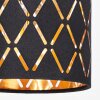 Alsen Wandleuchte 2er-Set mit Lichteffekt an der Wand, goldfarbener Metallschirm