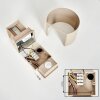Tamarin LED Außenwandleuchte mit Bewegungsmelder, IP54, sandfarben, 2er-Set