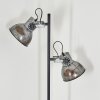 Hora 2-flammige Stehlampe Industrial Vintage mit Metall-Spots, Fußschalter, 162 cm