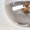 Gastor Deckenleuchte Rauchglas-Kugel, 4-flammige Kugelleuchte E14 sandfarben