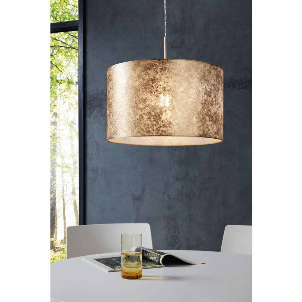 Eglo VISERBELLA Hängeleuchte Gold, 1-flammig main product photo