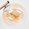 3-flammige Kugel-Wandleuchte Gastor im 2er-Set, Glasschirme für die Couch
