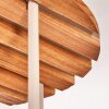 Boho-Kugel-Deckenleuchte Gastor mit 4 klaren und rauchfarbenen Glasschirmen