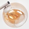 Kugel-Wandleuchte Koyoto im 2er-Set mit drei vertikal angeordneten Glasschirmen