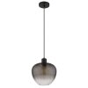 NOWA Toy Rauchglas-Glaskugel-Pendelleuchte für den Esstisch E27 29 cm modern