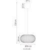 NOWA Astari LED Hängelampe für Esszimmer und Küche 2700 K 1620 lm 15 W, modern