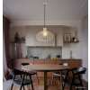 Mateo NOWA Metallkäfig-Hängeleuchte sandfarben, E27, modern, für Esszimmer