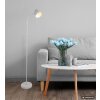NOWA Jason Stehlampe, moderne Standlampe aus weißem Metall, E14, IP20, für Flur