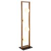 Nanda NOWA Stehlampe aus Holz, Kautschuk und Metall, 4-flammig, G9, IP20
