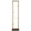 Nanda NOWA Stehlampe aus Holz, Kautschuk und Metall, 4-flammig, G9, IP20