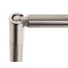 NOWA Carlo LED Tischlampe, Tischleuchte modern dimmbar für Wohnzimmer in Nickel-Matt