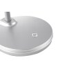 NOWA Carmen LED moderne Schreibtischleuchte dimmbar in Silber für Büro und Homeoffice