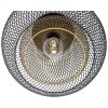NOWA Selina Deckenleuchte Deckenlampe mit goldfarbenem Metallschirm aus Metall, E27, 40 Watt