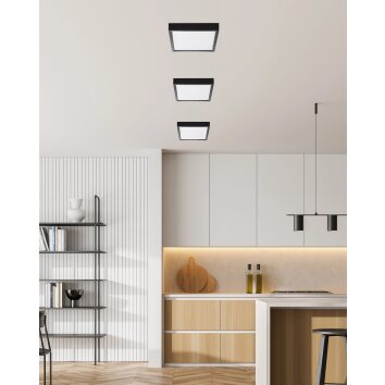 NOWA Puccy quadratische LED Deckenleuchte dimmbar 3000 Kelvin 1500 Lumen 15 Watt