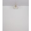 NOWA Mateo cremefarbene Käfig-Deckenleuchte ø 40 cm mit sandfarbenem Metallschirm E27