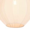Steinhauer Sable Pendelleuchte Hängelampe mit cremefarbenem Stoffschirm 30 cm