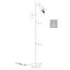 Steinhauer Preto 2-flammige Stehlampe mit drehbaren goldfarbenen Metallschirmen