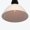 Steinhauer Frisk cremefarbene Metall-Pendelleuchte, Industrial, Länge 50 cm