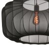 Steinhauer Sable Pendelleuchte Hängeleuchte schwarzer Stoffschirm Länge 60 cm