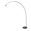 Steinhauer Curve Metall-Bogenleuchte mit Schalter E27 dimmbar, 48 cm, IP20