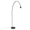 Steinhauer Curve Metall-Bogenleuchte mit Schalter E27 dimmbar, 48 cm, IP20
