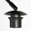 Steinhauer Curve Bogenstehlampe mit grünem Schirm, modern dimmbar, für Wohnzimmer