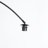 Steinhauer Curve Bogenstehlampe, Bogenlampe mit weißem Stoffschirm, E27, IP20