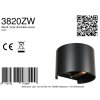 Steinhauer Logan LED Wandlampe Wandleuchte IP54 modern halbrund 2-flammig dimmbar