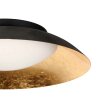 Steinhauer Brotke runde LED Deckenleuchte goldfarben Ø 40 cm 2700 K 1150 lm 12 W