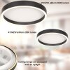 Steinhauer Ringlux LED Ring-Deckenleuchte, rund, dimmbar, 2500 Lumen, 2700 Kelvin