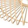 Steinhauer Sparkled Light Esstisch-Pendelleuchte aus Holz, Länge 50 cm, dimmbar